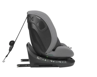 Scaun auto 40-150 cm (i-Size) Isofix Kikkaboo i-Hike Light Grey, rotativ 360 cumpăra în Chișinau. Foto 5
