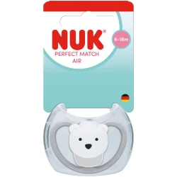 Пустышка ортодонтическая силиконовая NUK Perfect Match Air в асс., 6-18 мес купить в Кишиневе. Фото 5
