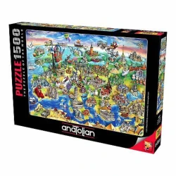 Пазл Anatolian European World, 1500 элементов купить в Кишиневе. Фото 1