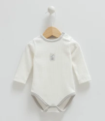 Боди с длинным рукавом Caramell Happy Boy Grey, 2 шт. (0М) купить в Кишиневе. Фото 2