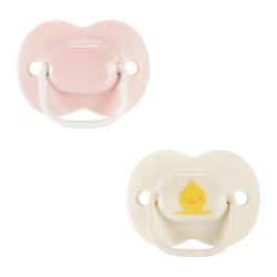 Ортодонтические силиконовые соски Tommee Tippee Anytime Pink&White (0-6 мес.), 2 шт. купить в Кишиневе. Фото 2