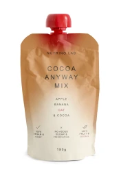 Piure Nutrino Lab din ovăz-măr-banană-cacao (24 luni+), 180 g cumpăra în Chișinau. Foto 1