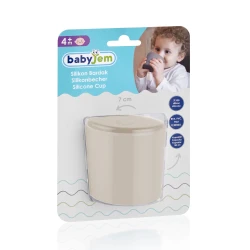 Cană Babyjem Silicon Cup Ecru, 150 ml cumpăra în Chișinau