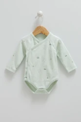 Body cu mâneca lungă Caramell Flaying Cars Turquoise, 2 buc. (3-6L) cumpăra în Chișinau. Foto 3
