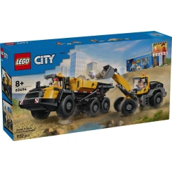 Set construcție Lego City Dump Truck & Front End Loader, 1132 elemente cumpăra în Chișinau. Foto 1