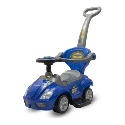 Tolocar Baby Mix Mega Car 3 în 1 cu mâner pentru părinți, albastru cumpăra în Chișinau. Foto 1
