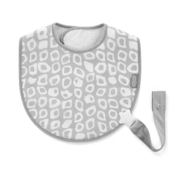 Хлопковый слюнявчик BabyJem Grey купить в Кишиневе