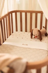 Пледик Jollein Box Knit GOTS Warm Sand/Velvet, 100x150 см купить в Кишиневе. Фото 6