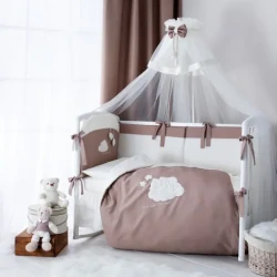 Lenjerie de patut 6 piese Perina Bambino Cappuccino cumpăra în Chișinau. Foto 3