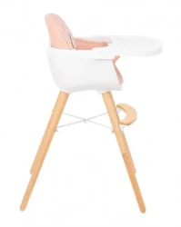 Scaun de masa 2 in 1 KikkaBoo Woody Pink cumpăra în Chișinau. Foto 3