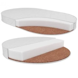 Комплект детских матрасов Oliver Круг + Овал 750х750мм, 1250х750мм купить в Кишиневе. Фото 1