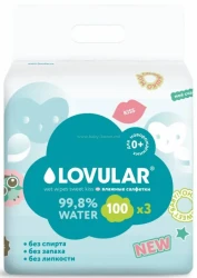Влажные салфетки Lovular Sweet Kiss, 3x100 шт купить в Кишиневе. Фото 2