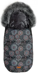 Husa de iarna pentru carucior Sensillo Rosettes Black 100x45 cm cumpăra în Chișinau. Foto 1