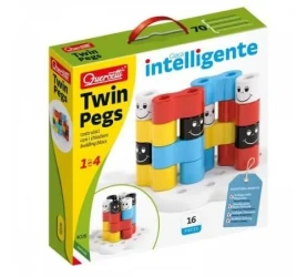 Set construcție Quercetti Twin Pegs, 16 elemente cumpăra în Chișinau. Foto 1