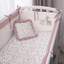 Lenjerie de patut 7 piese Perina Little Forest Caramel cumpăra în Chișinau. Foto 2