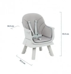 Scaun de masa 6 in 1 KikkaBoo Eat N Play Grey cumpăra în Chișinau. Foto 9
