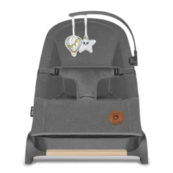 Шезлонг-качалка Lionelo June Air Grey Graphite купить в Кишиневе. Фото 2