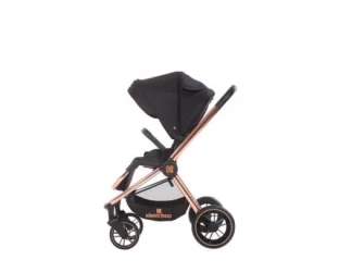 Carucior 3 in 1 KikkaBoo Vicenza Premium Black cumpăra în Chișinau. Foto 6