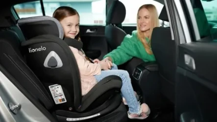Детское автокресло 0-36 кг Isofix Lionelo Bastiaan RWF Carbon, поворотное 360 купить в Кишиневе. Фото 14