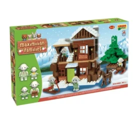 Set construcție Androni Giocattoli Maximilian Families Baza de ski, 203 elemente cumpăra în Chișinau. Foto 1
