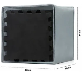 Коврик для детей пазлы KinderKraft Luno Черно-Белый, 31x31x1.2 см, 30 шт. купить в Кишиневе. Фото 5