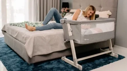 Кроватка Co-sleeper 3 в 1 Lionelo Theo Concrete купить в Кишиневе. Фото 23