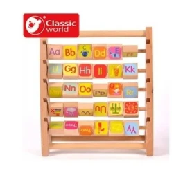 Деревянные счёты-алфавит Classic World купить в Кишиневе. Фото 4