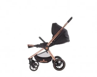 Carucior 3 in 1 KikkaBoo Vicenza Premium Black cumpăra în Chișinau. Foto 7