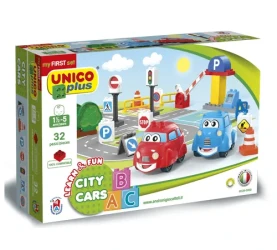 Конструкторы Androni Giocattoli Машина и дорожные знаки, 32 элементов купить в Кишиневе. Фото 1