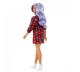 Păpușă Barbie „Fashionista” într-o rochie în carouri cumpăra în Chișinau. Foto 3