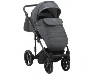 Коляска 2 в 1 Adamex Rimini Tip Grey-Black купить в Кишиневе. Фото 4