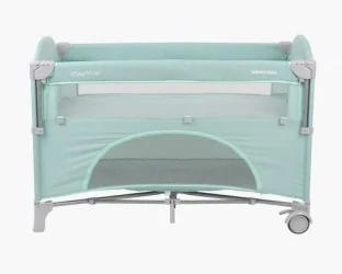 Манеж-кровать 2 в 1 KikkaBoo Milky Way Mint купить в Кишиневе. Фото 4