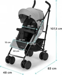 Carucior de plimbare Kinderkraft Siesta Pink cumpăra în Chișinau. Foto 8