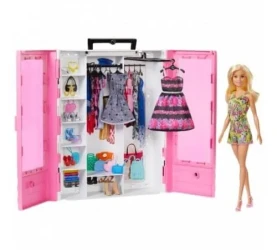 Set Barbie "Dulap-valiză pentru haine cu o păpușă" cumpăra în Chișinau. Foto 1