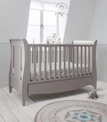 Деревянная кроватка 3 в 1 Tutti Bambini Roma Linen купить в Кишиневе. Фото 1