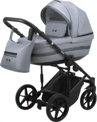 Коляска 3 в 1 Adamex Rimini Grey (Эко кожа) купить в Кишиневе. Фото 1