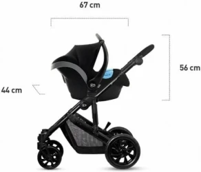 Коляска 3 в 1 Kinderkraft Prime Lite Black купить в Кишиневе. Фото 16
