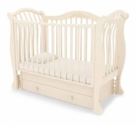 Patuc pe balansoar cu sertar Gandylyan Gabriela Lux vanilie cumpăra în Chișinau. Foto 1