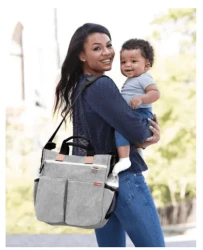 Сумка для родителей Skip Hop Duo Signature Grey Melange купить в Кишиневе. Фото 7