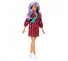 Păpușă Barbie „Fashionista” într-o rochie în carouri cumpăra în Chișinau. Foto 2