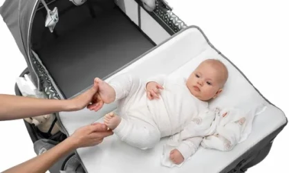 Манеж-кровать 2 в 1 Lionelo Sven Plus Grey Scandi купить в Кишиневе. Фото 8