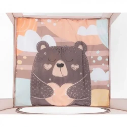 Манеж-кровать KikkaBoo Enjoy Beige Bear купить в Кишиневе. Фото 4