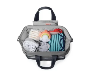 Geanta pentru mame cu deschidere larga Skip Hop Satchel Slate cumpăra în Chișinau. Foto 4