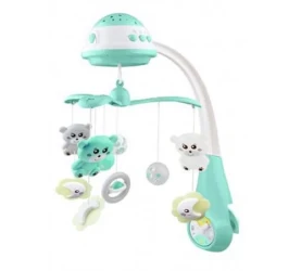 Carusel pentru pătuț Baby Mix cu proiector Mint cumpăra în Chișinau. Foto 1