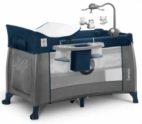 Манеж-кровать 2 в 1 Lionelo Thomi Blue Navy купить в Кишиневе