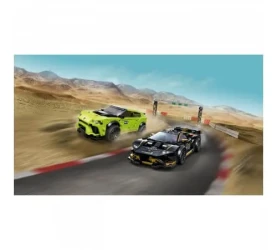 Конструктор Lego Speed Champions "Lamborghini Urus ST-X & Lamborghini Huracán Super Trofeo EVO" (663 дет.) купить в Кишиневе. Фото 15