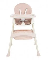 Стульчик для кормления 2 в 1 KikkaBoo Brie Pink купить в Кишиневе. Фото 2