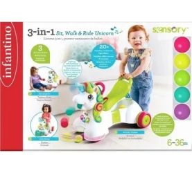 Развивающая игрушка 3-в-1 Infantino "Мой единорог" купить в Кишиневе. Фото 1