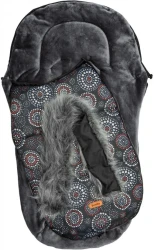 Husa de iarna pentru carucior Sensillo Rosettes Black 100x45 cm cumpăra în Chișinau. Foto 3