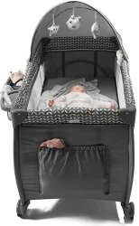 Манеж-кровать 2 в 1 Lionelo Sven Plus Grey Scandi купить в Кишиневе. Фото 6